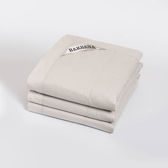 Baksana | Luxury Espresso Blanket | Linen